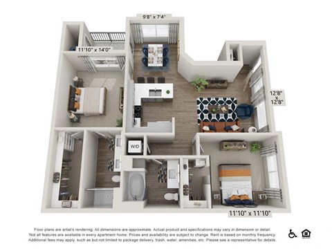 a floor plan is shown in this image